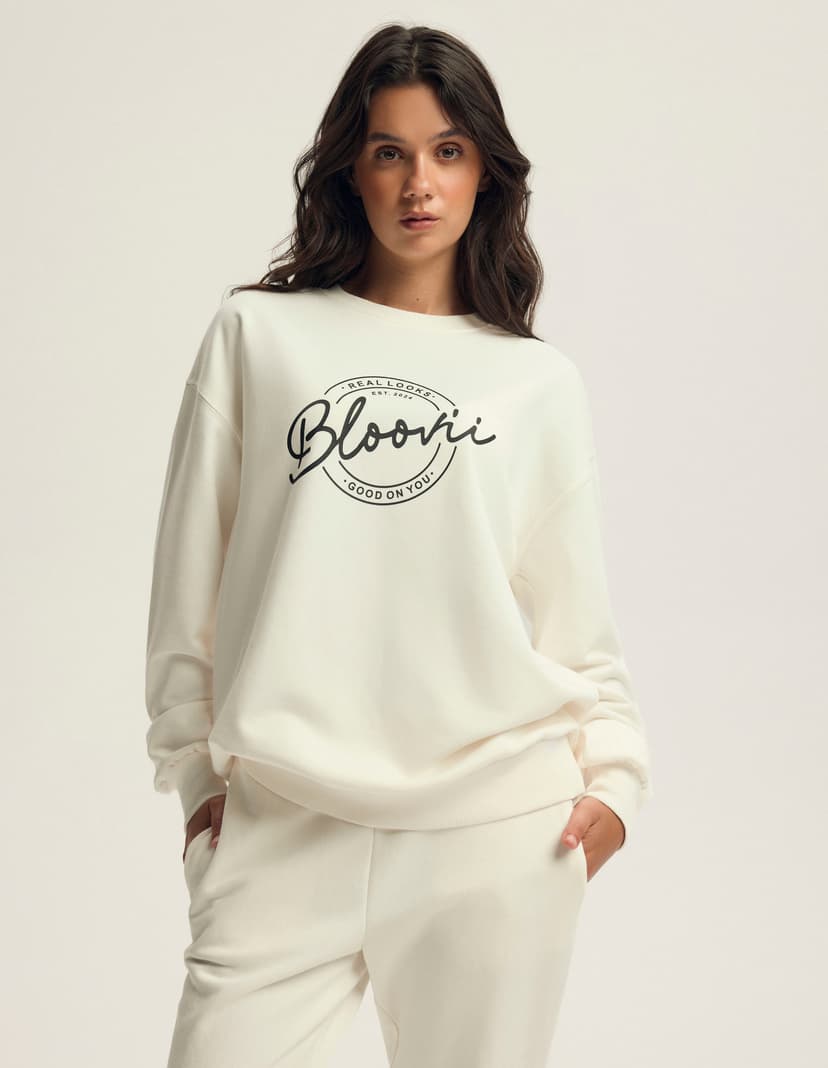 Sweatshirt Bloovii Lee cream 4