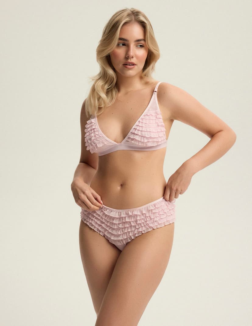 Triangle bra Bloovii Afrill pink 1
