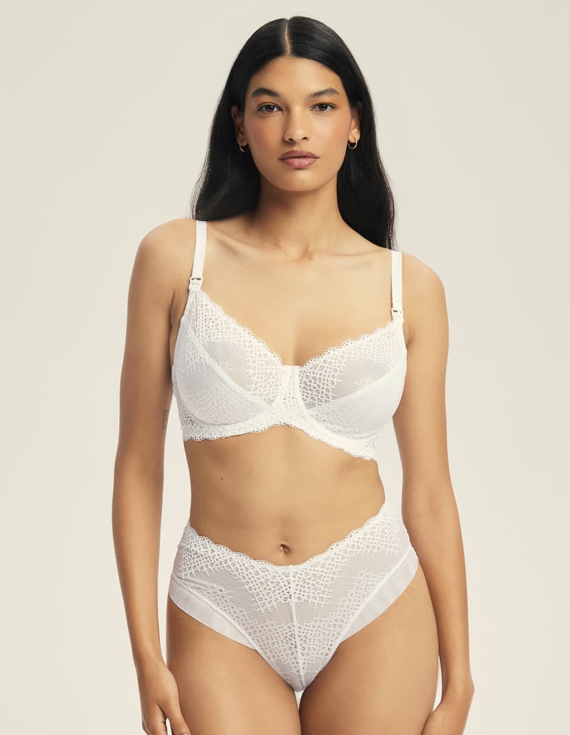 High-waisted panties Caris White 1