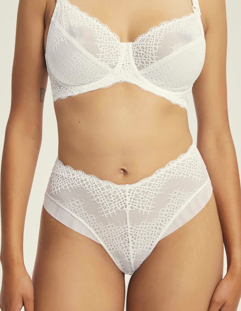 High-waisted panties Caris White 3