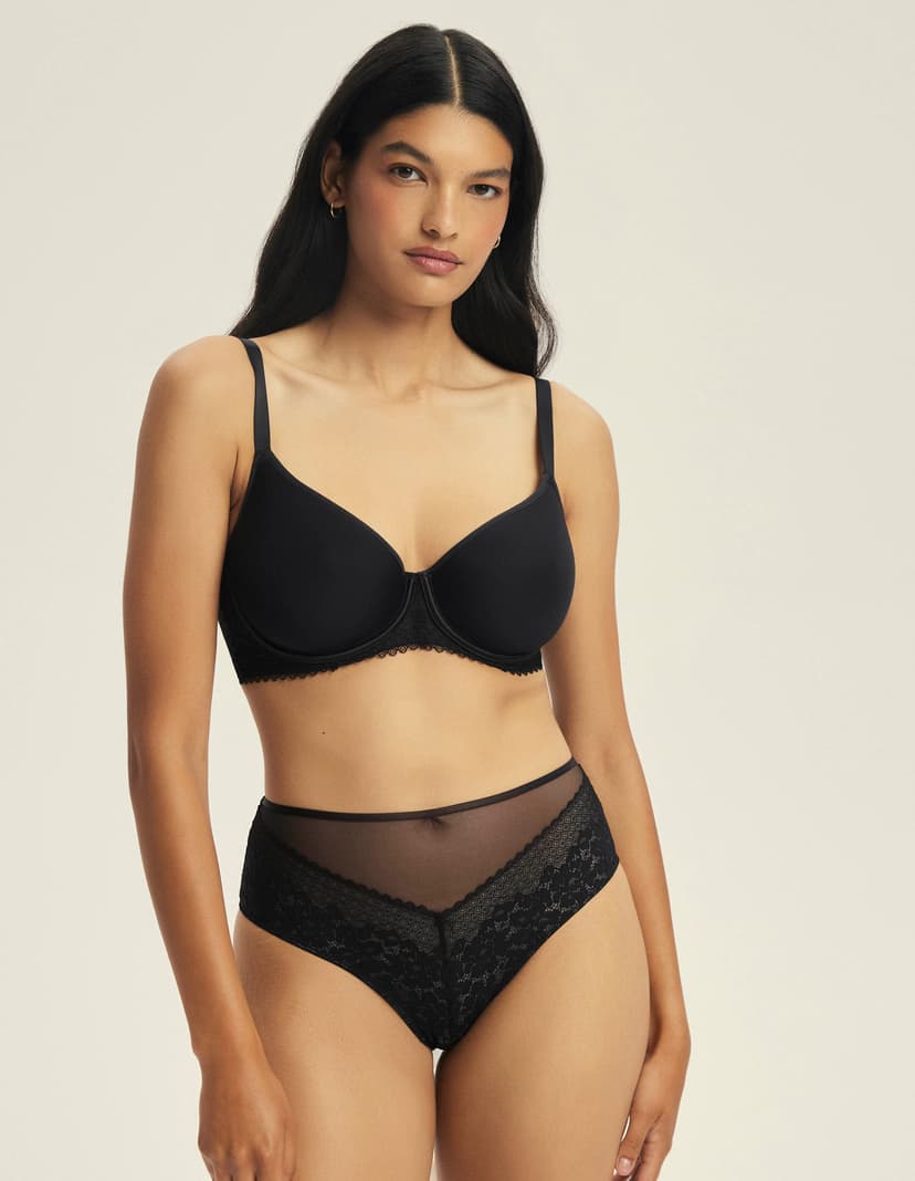High-waisted panties Nickita Black 1