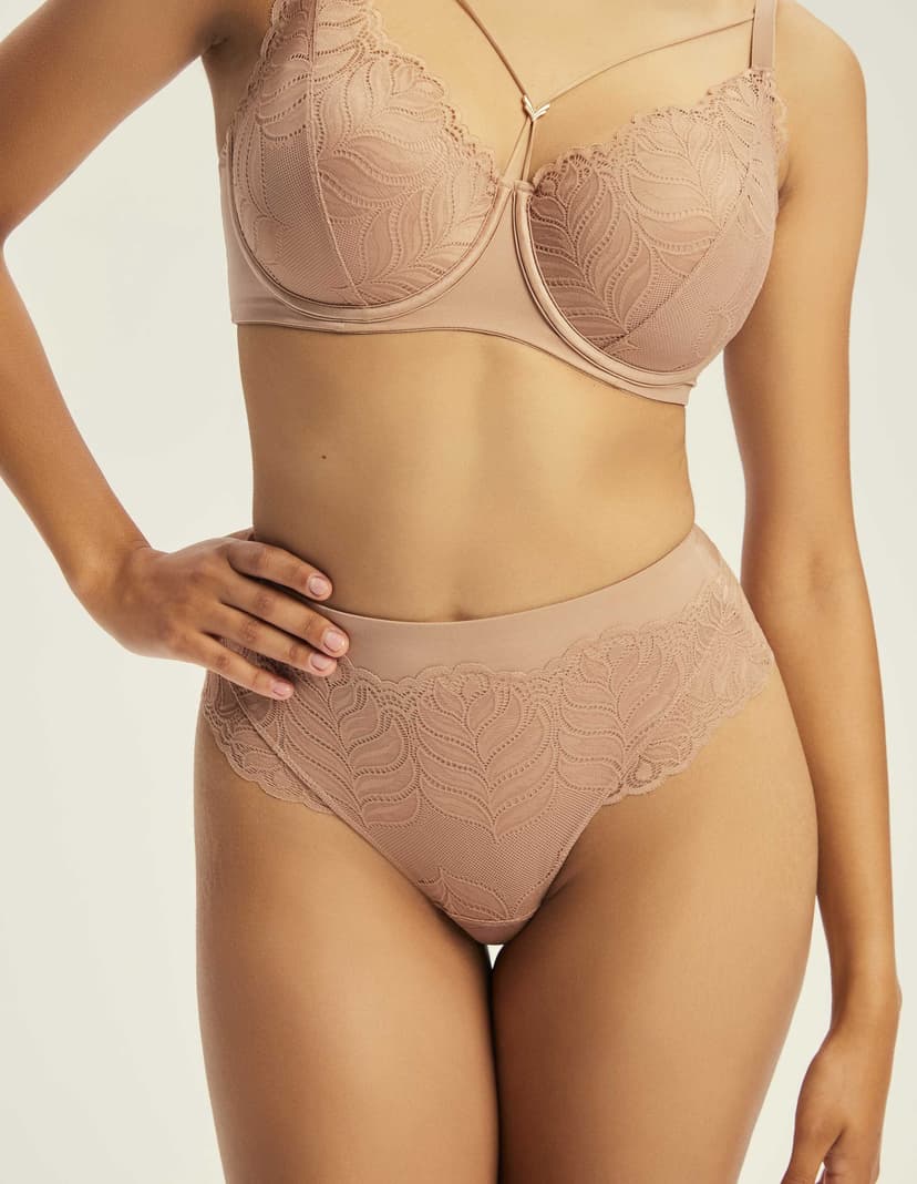 High-waisted panties Korin Beige 2