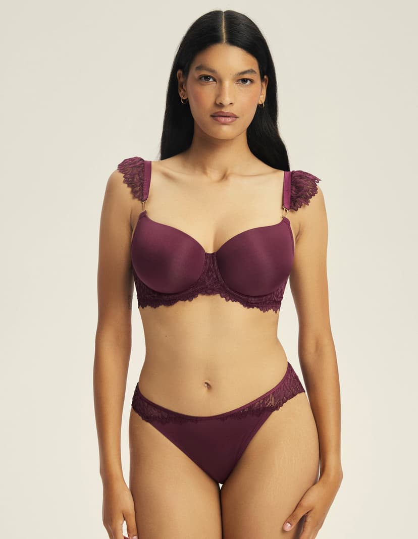 Padded bra Ofiel maroon 1