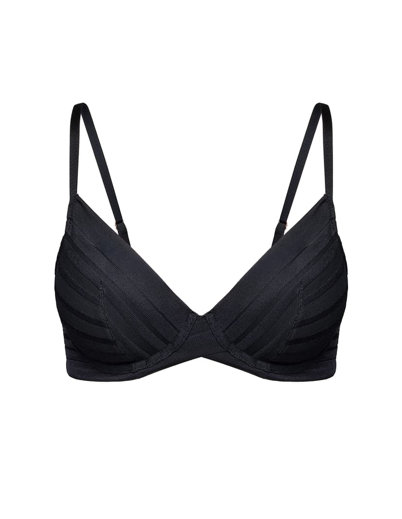 Biustonosz push-up Ciga czarny 9