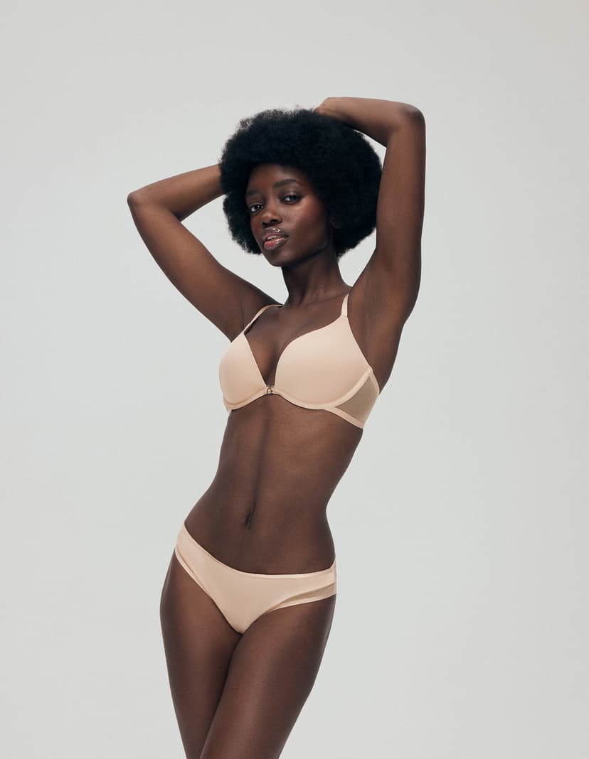 Push-up bra Nuts Beige 1