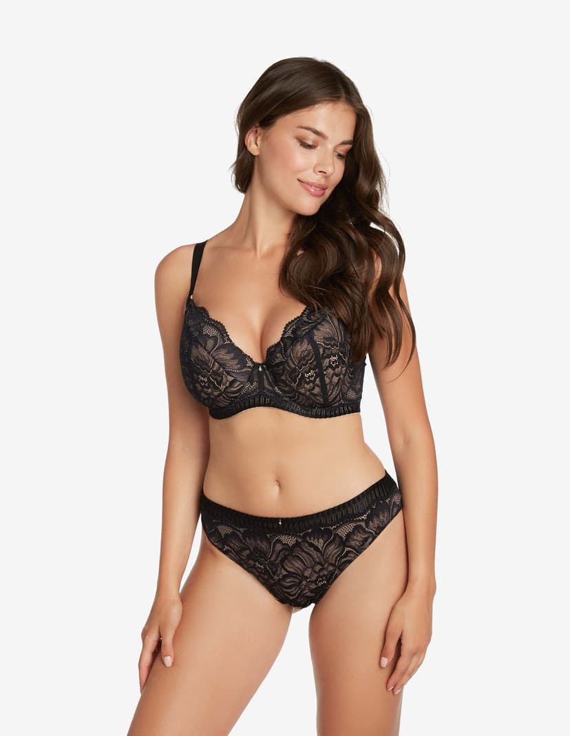 Halb-Gepolsterter BH Blissful Schwarz 5