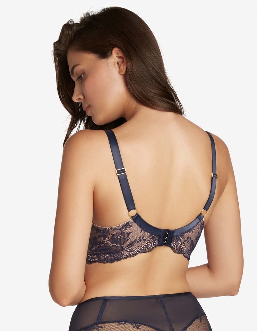 Halb-Gepolsterter BH Brava Navy-Blau 2