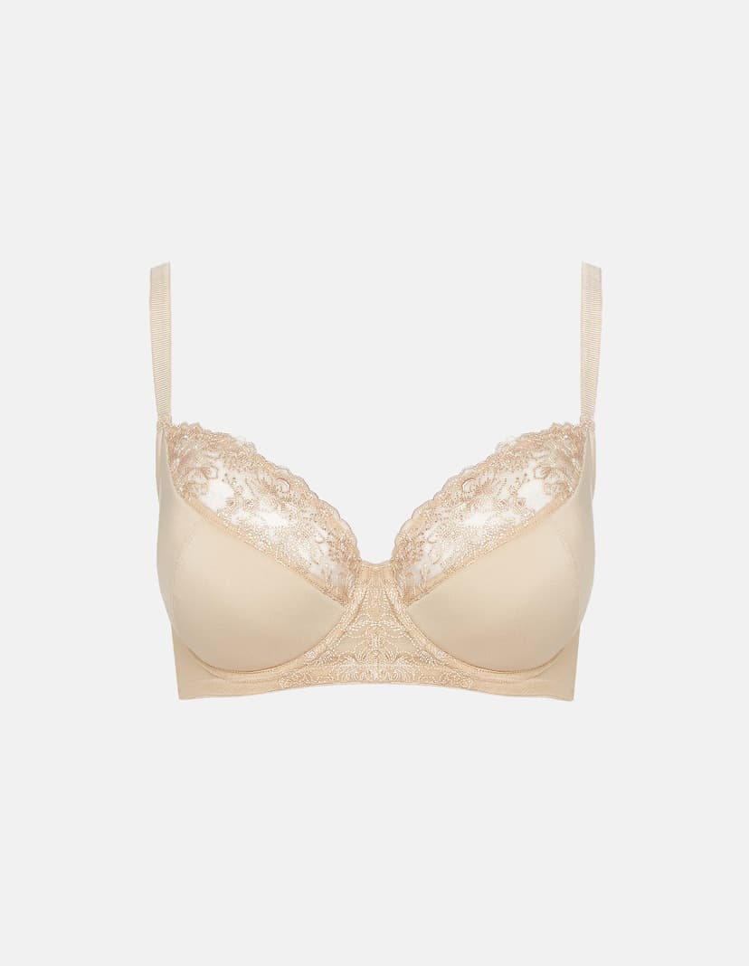 Halb-Gepolsterter BH Femme Beige 6