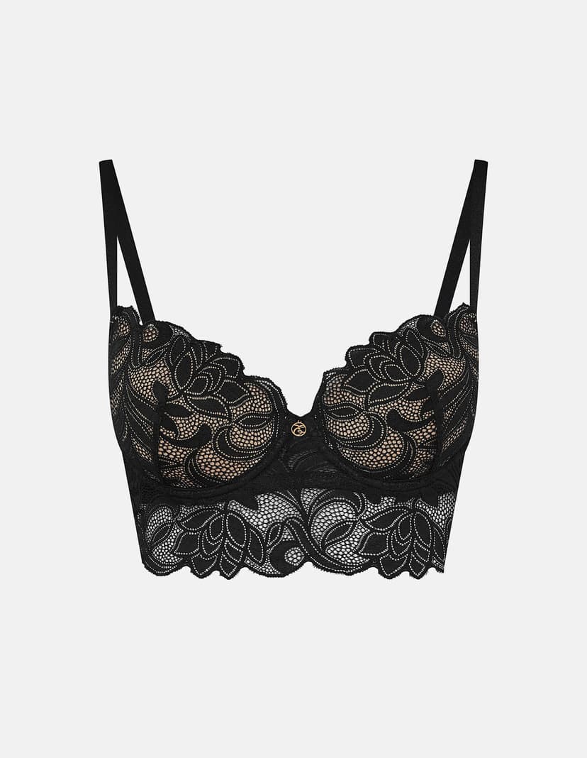 Push-up BH Angelica Schwarz-und-gold 8