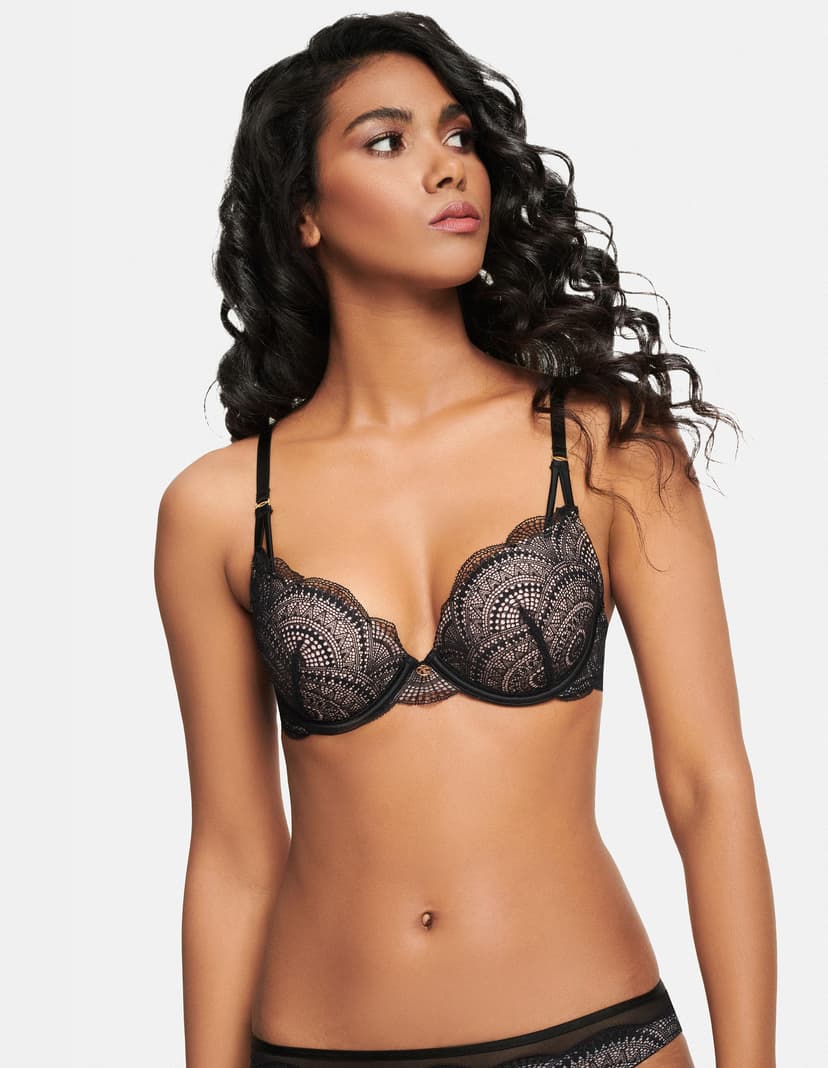 Push-up BH Aztec Schwarz-und-gold 2