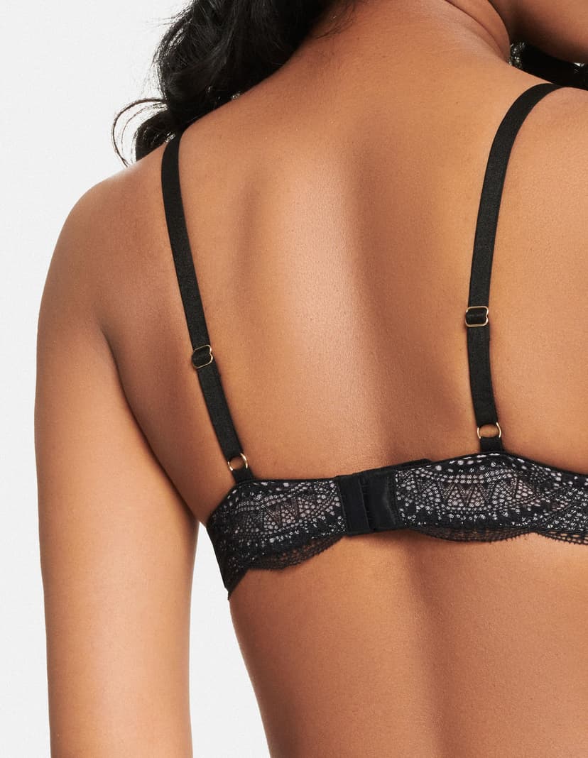 Push-up BH Aztec Schwarz-und-gold 5