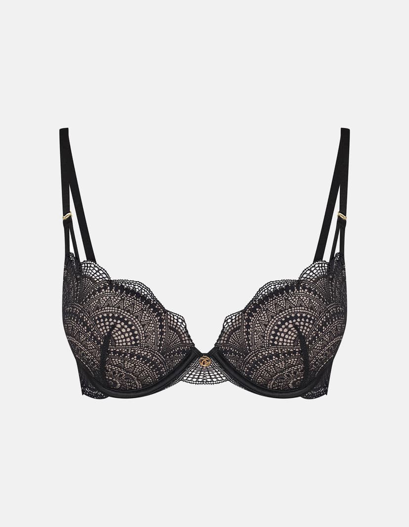 Push-up BH Aztec Schwarz-und-gold 8
