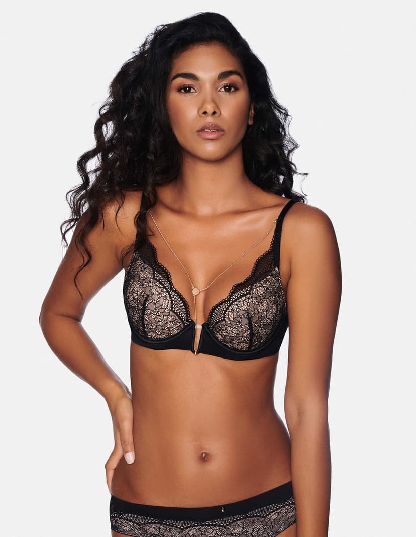 Push-up BH Relish Schwarz-und-gold 1