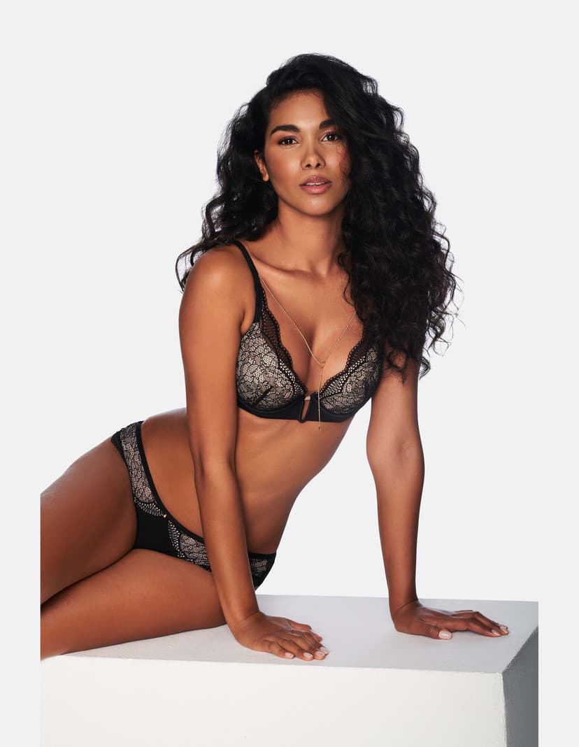Push-up BH Relish Schwarz-und-gold 5
