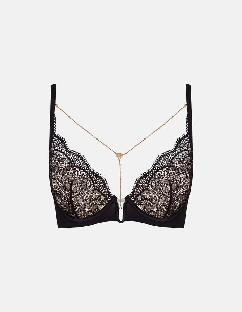 Push-up BH Relish Schwarz-und-gold 7
