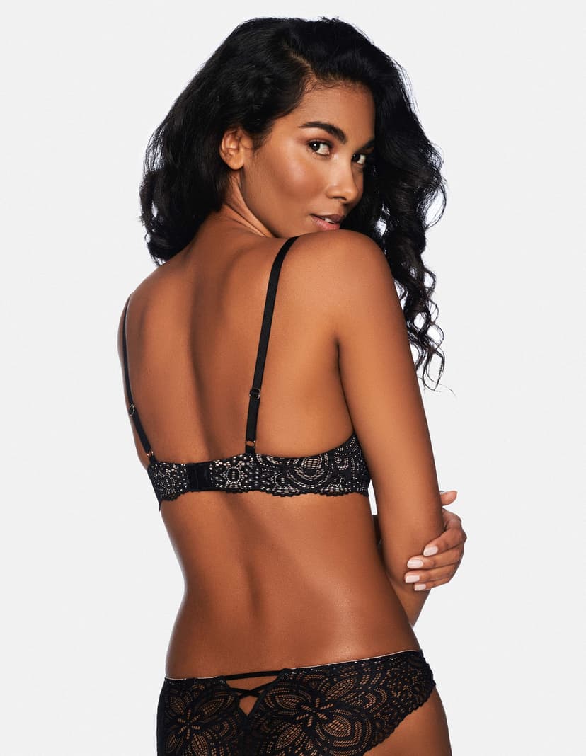 Push-up BH Ruth Schwarz-und-gold 3
