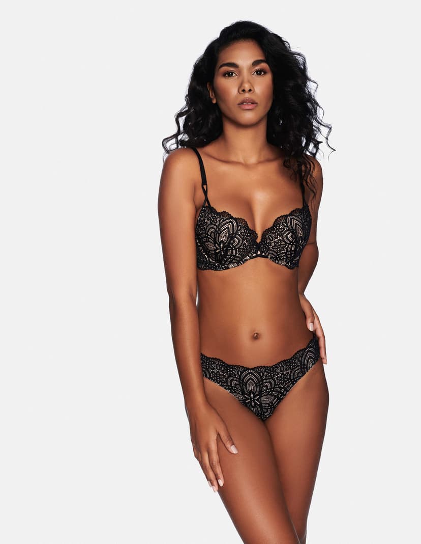 Push-up BH Ruth Schwarz-und-gold 5