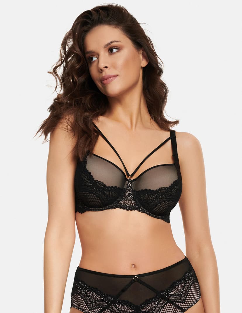 Vorgeformter BH Ramona Schwarz-und-gold 1