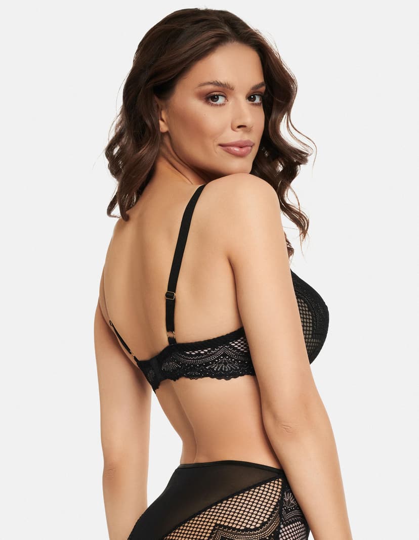 Vorgeformter BH Ramona Schwarz-und-gold 3