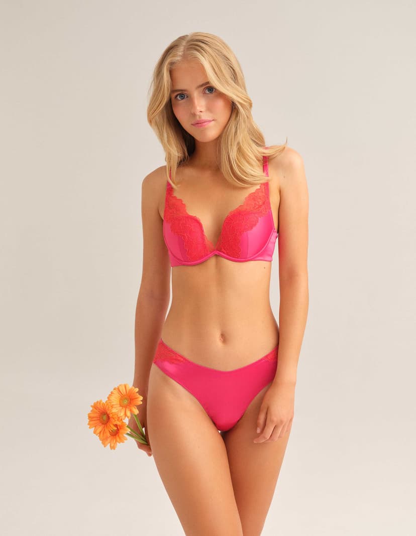 Push-up bra Bloovii Oncori pink 1