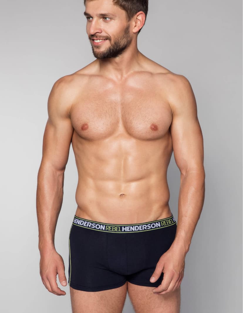 Boxershorts Inset Navy-Blau 1
