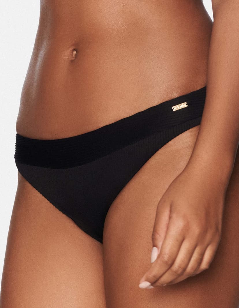 Bikini-Slip Elegance Schwarz 2