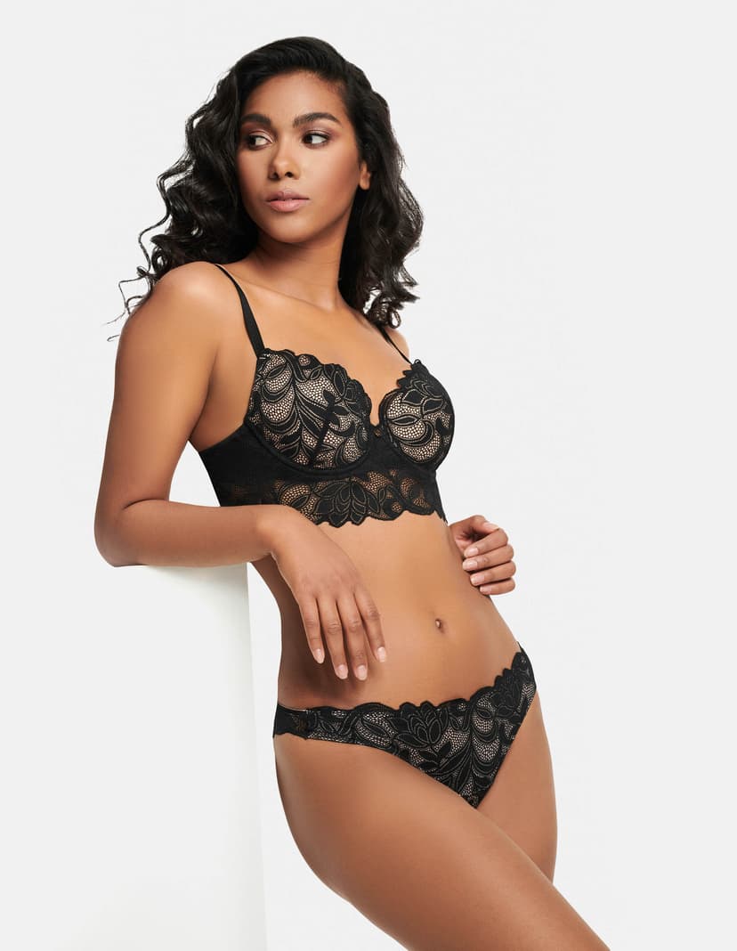 Slip Angelica Schwarz-und-gold 5