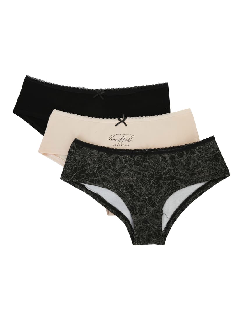 Shorts Mia-Mia (Dreierpack) Schwarz 1