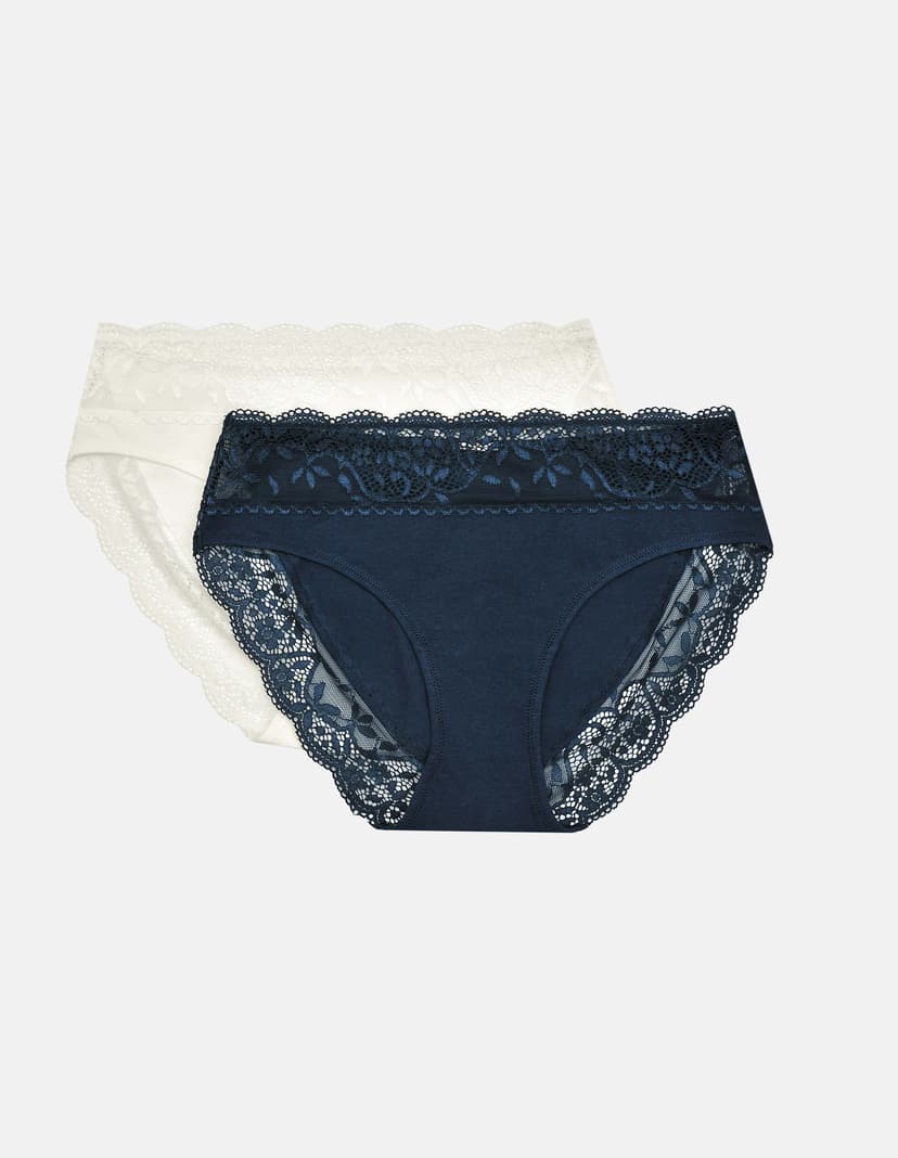 Slip Patri (Doppelpack) Weiß 2