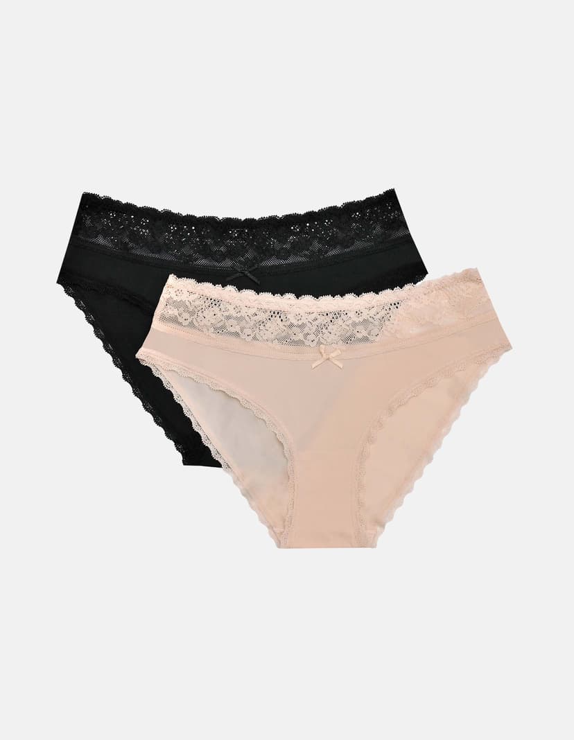 Slip Patsy (Doppelpack) Schwarz 3