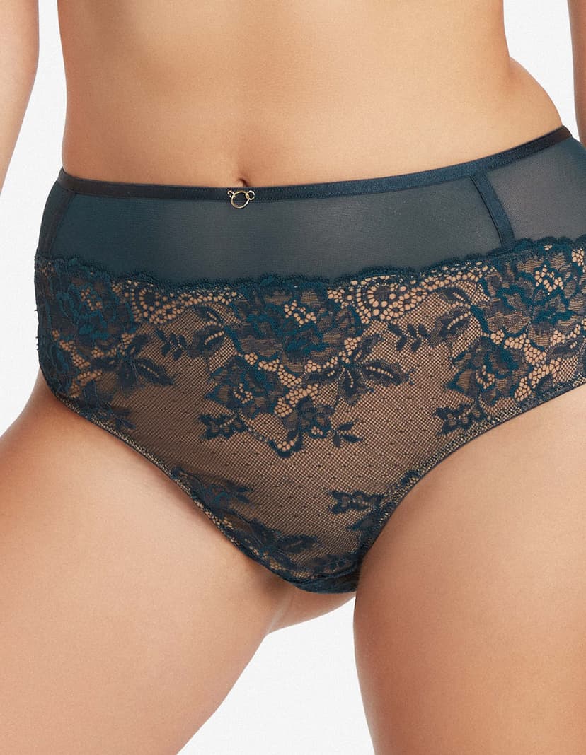 Höschen mit hoher Taille Brava Blau 3