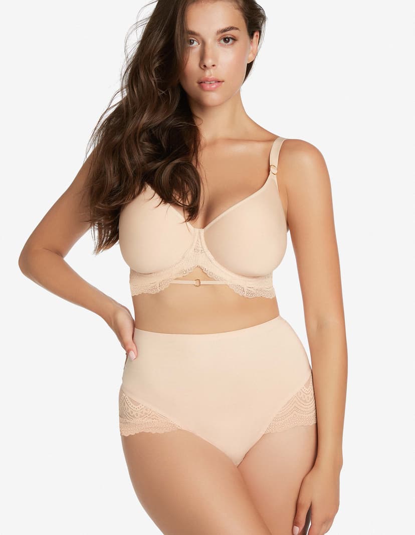 Höschen mit hoher Taille Breath Beige 1
