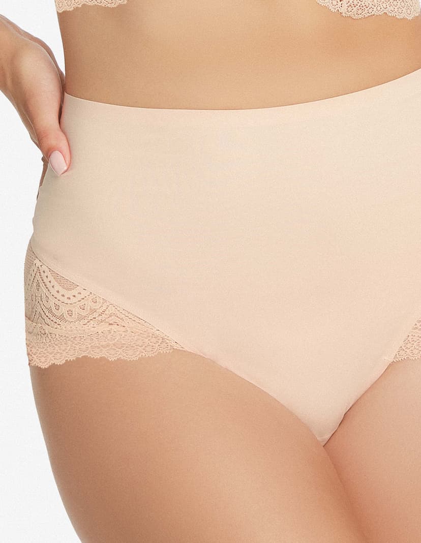 Höschen mit hoher Taille Breath Beige 3