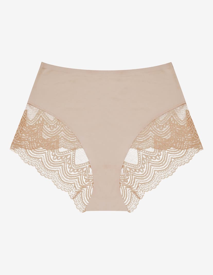 Höschen mit hoher Taille Breath Beige 6