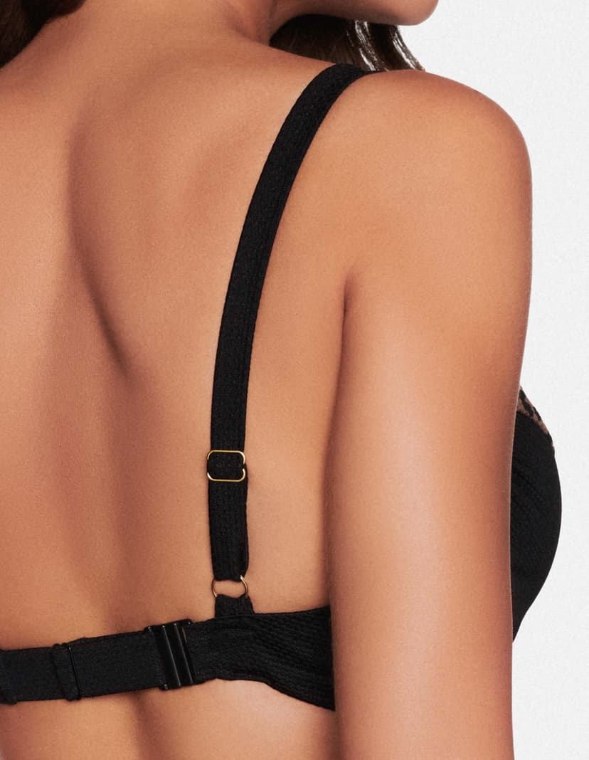 Bikini-Oberteil Fierce Schwarz 4
