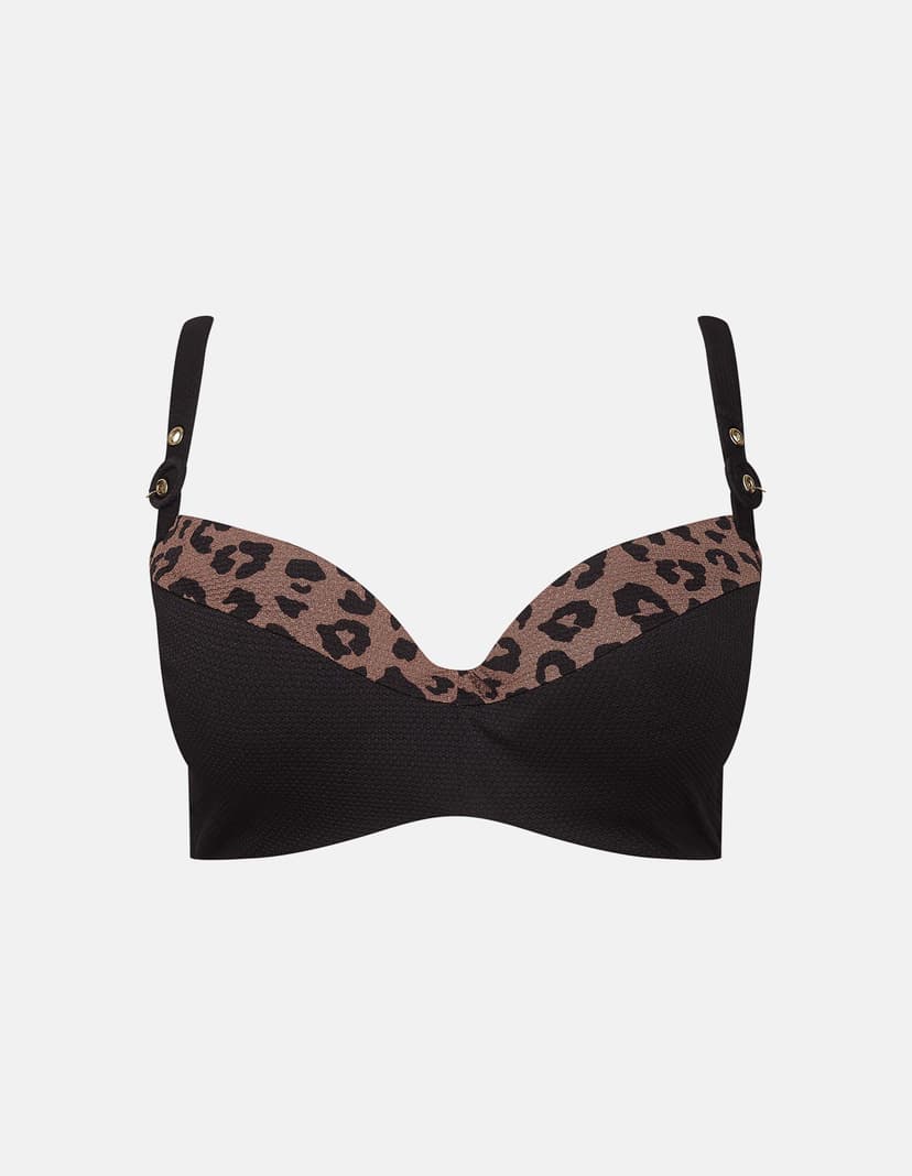 Bikini-Oberteil Fierce Schwarz 6