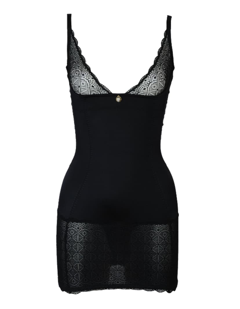 Straffendes Unterkleid New Body Schwarz 2