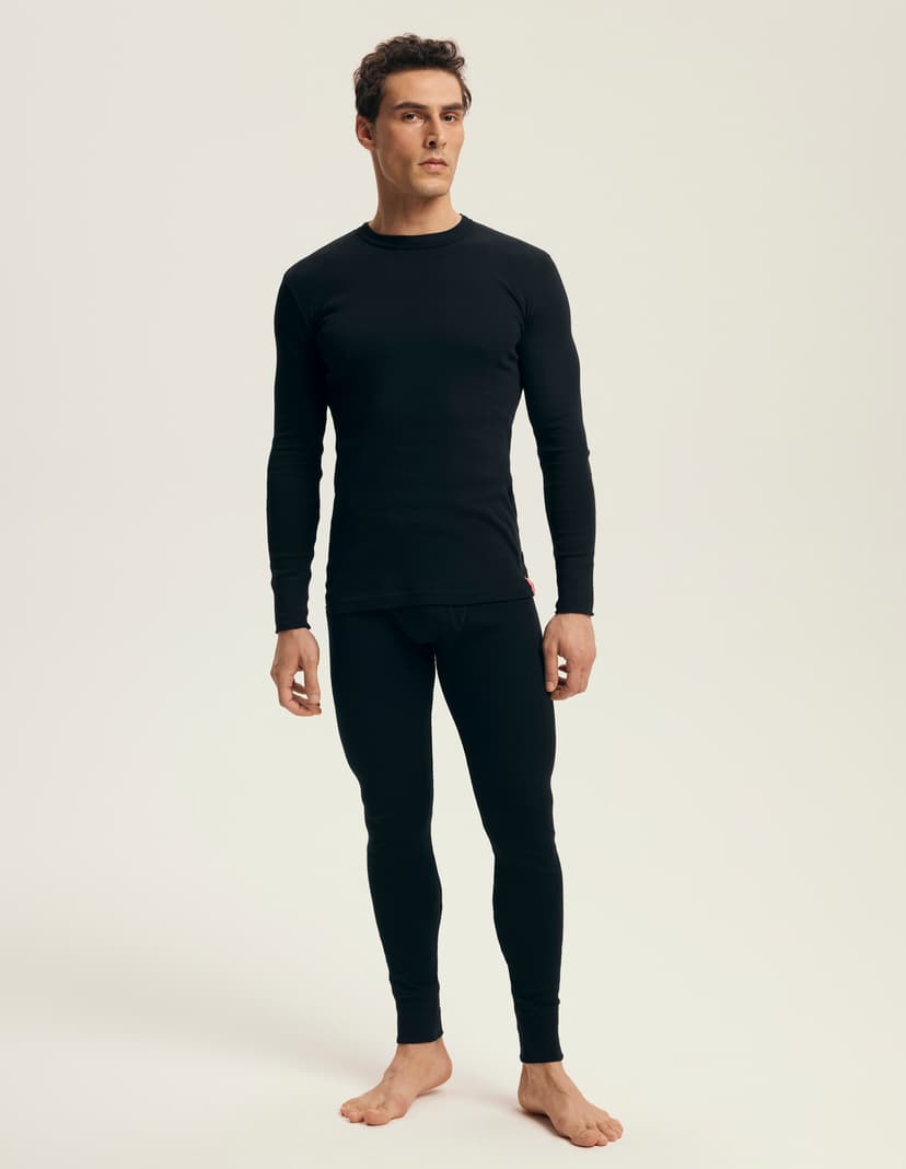 Cotton long jonhs Black 1