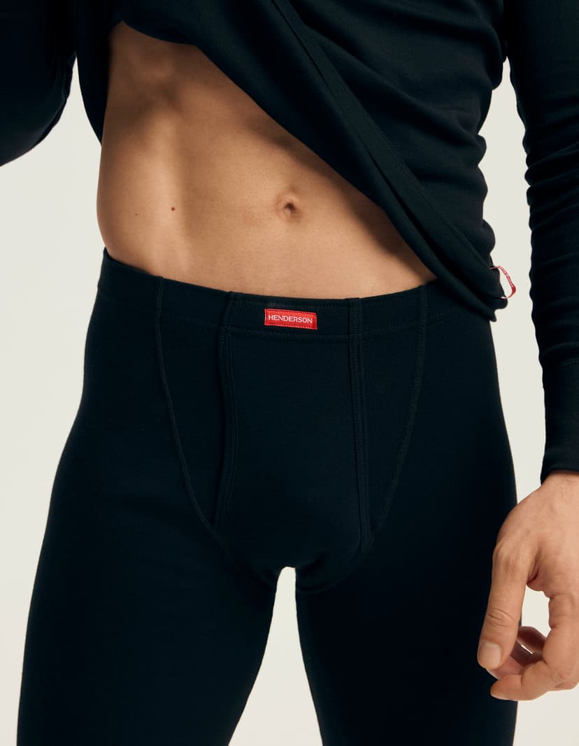 Cotton long jonhs Black 2
