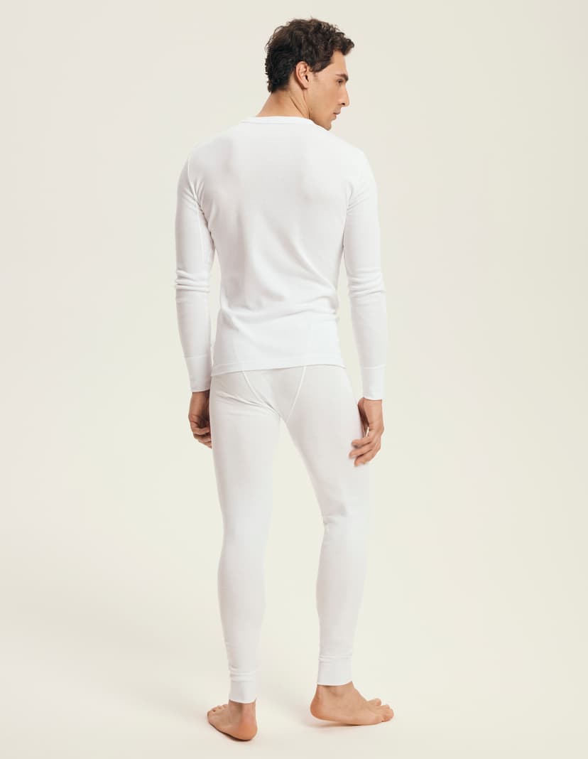 Cotton long jonhs White 3