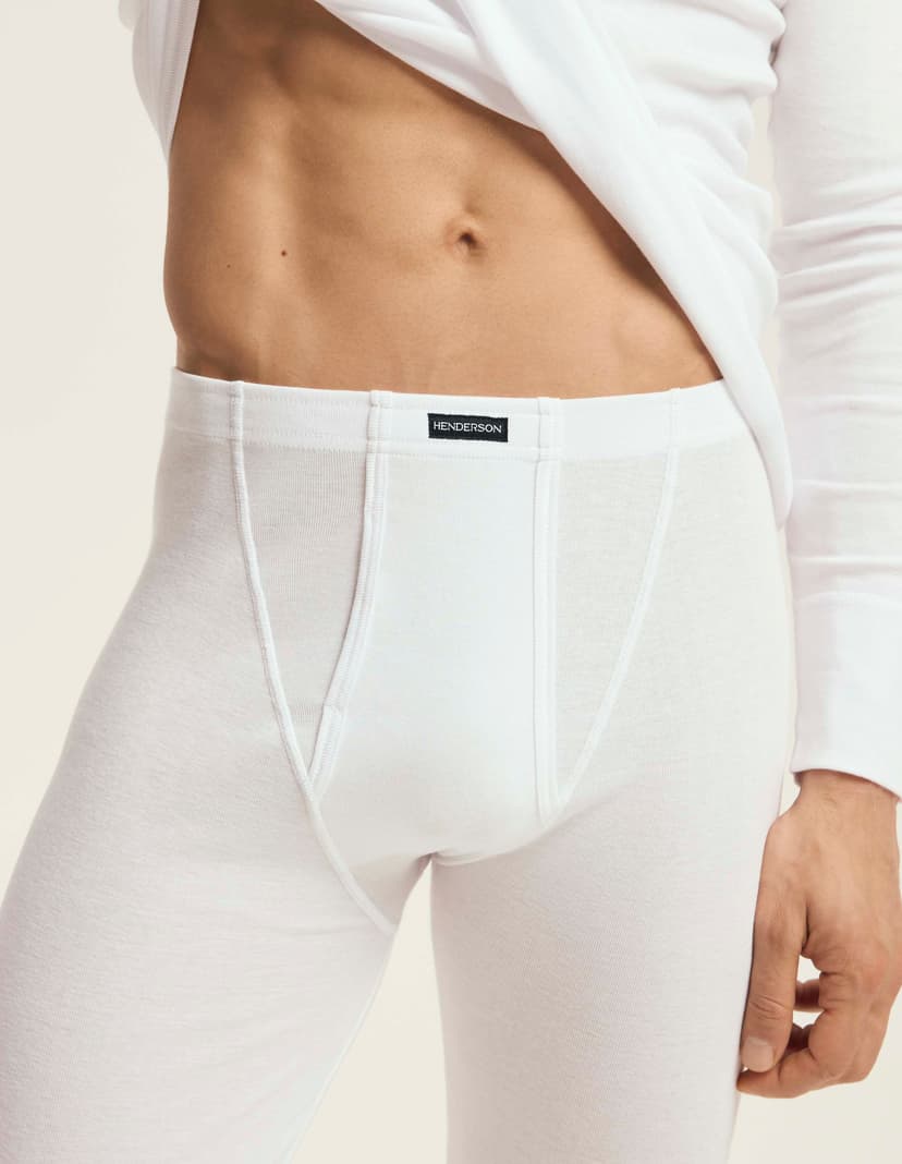 Cotton long jonhs White 2