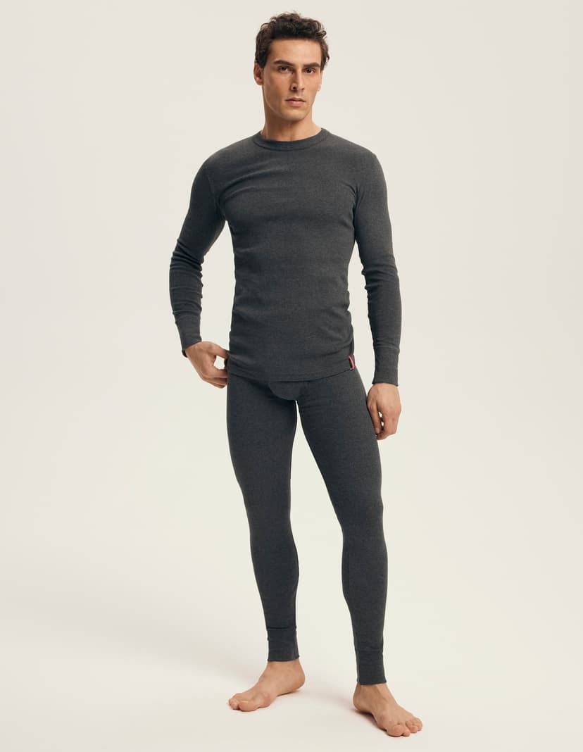 Cotton long-sleeved T-shirt Grey 4