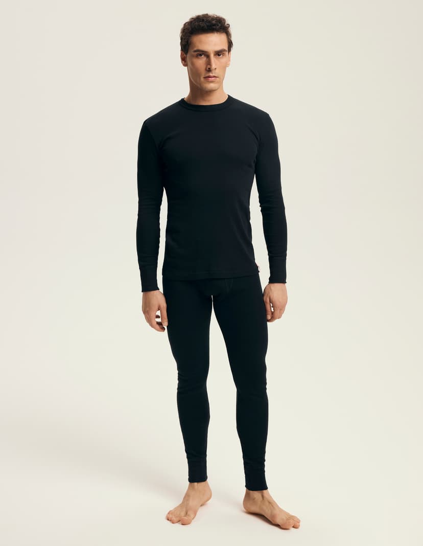 Cotton long-sleeved T-shirt Black 4