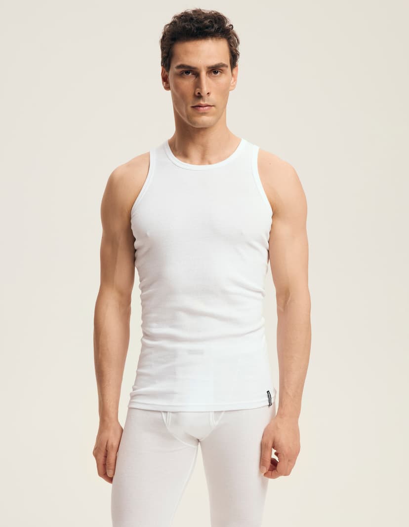 Cotton undershirt White 1