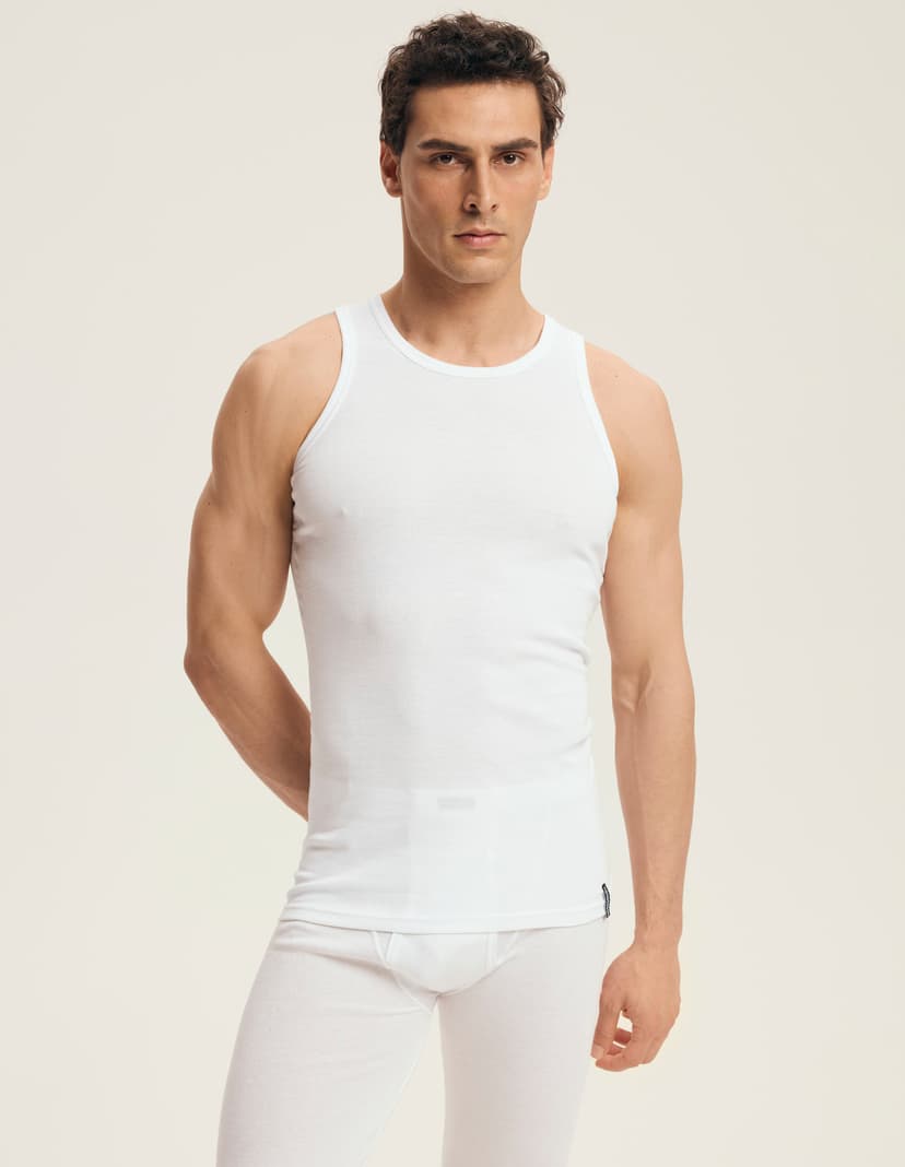 Cotton undershirt White 3