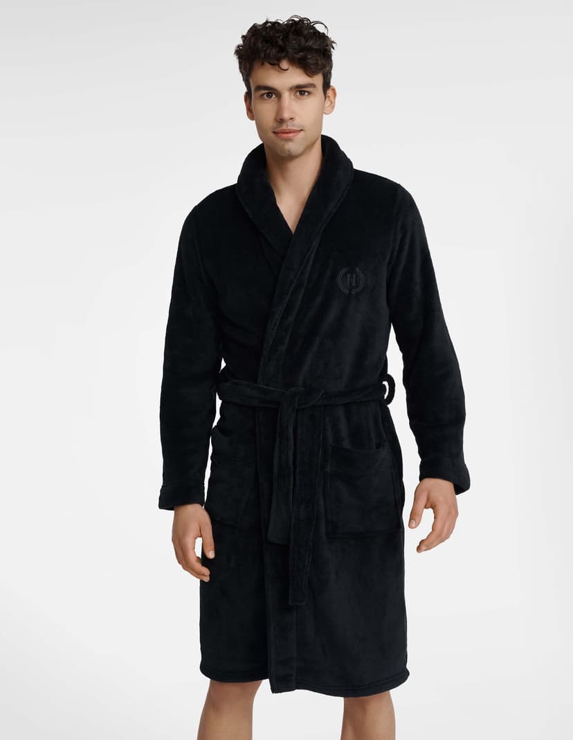 Bathrobe Untimes Black 1