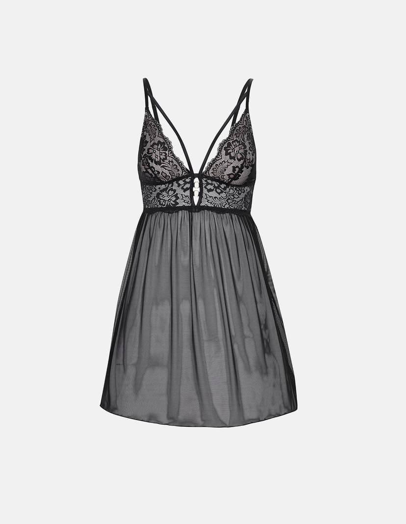 Nachthemd  Pleasure Schwarz-und-gold 3