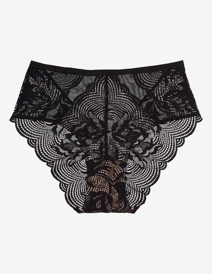 Höschen mit hoher Taille Berrie Schwarz 1