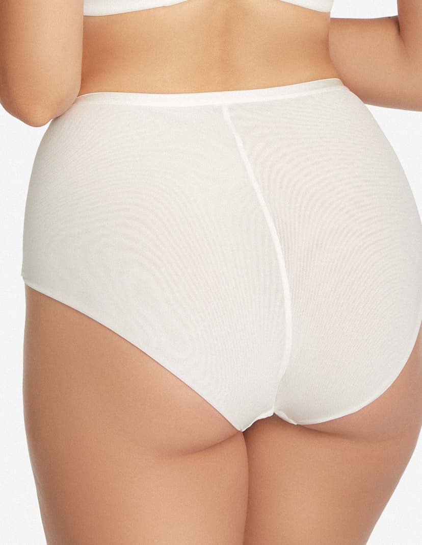 Höschen mit hoher Taille Bethany Cremefarben 4