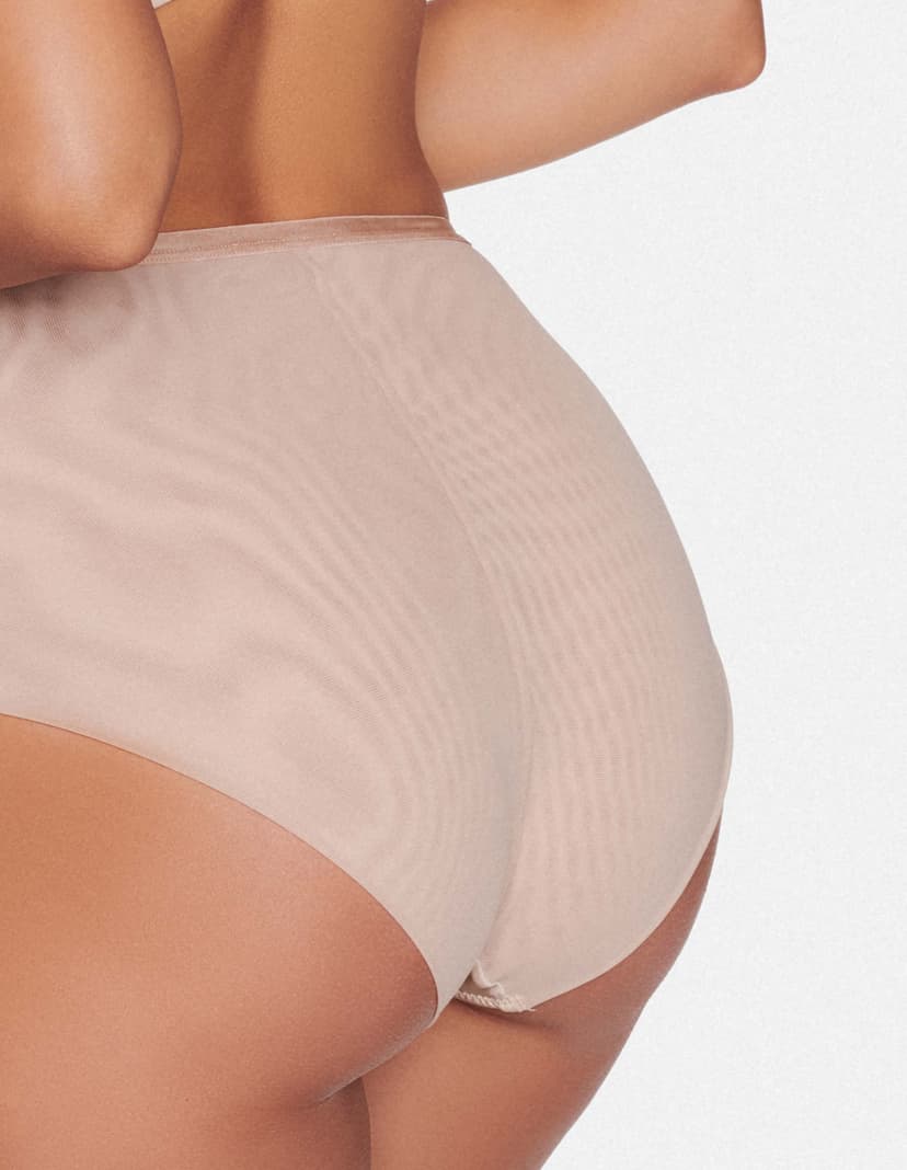 Höschen mit hoher Taille Bethany Beige 4
